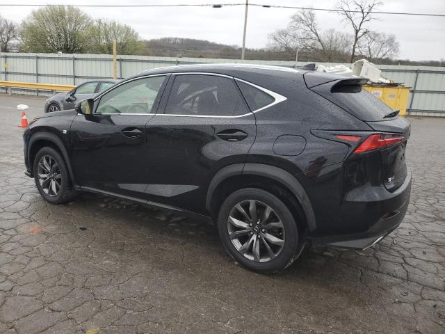 JTJYARBZXJ2098702 - 2018 LEXUS NX 300 BASE შავი ფოტო 2