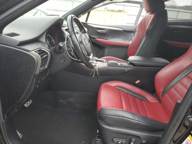 JTJYARBZXJ2098702 - 2018 LEXUS NX 300 BASE შავი ფოტო 7