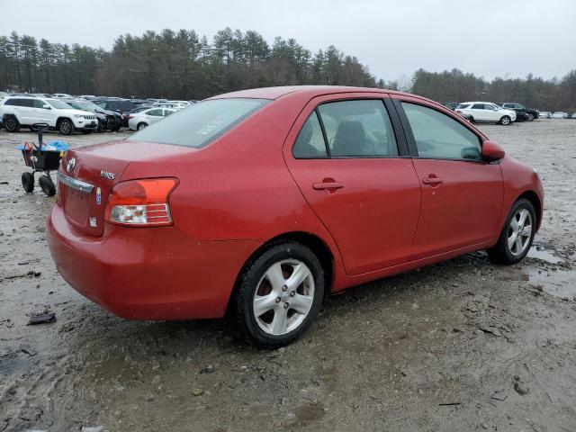 JTDBT923981235398 - 2008 TOYOTA YARIS RED photo 3