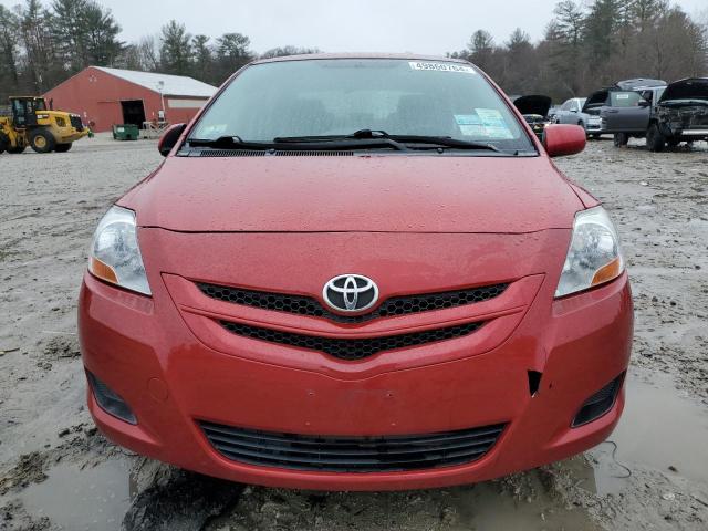 JTDBT923981235398 - 2008 TOYOTA YARIS RED photo 5