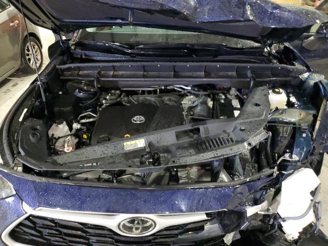 5TDCZRBH8MS160026 - 2021 TOYOTA HIGHLANDER L BLUE photo 12