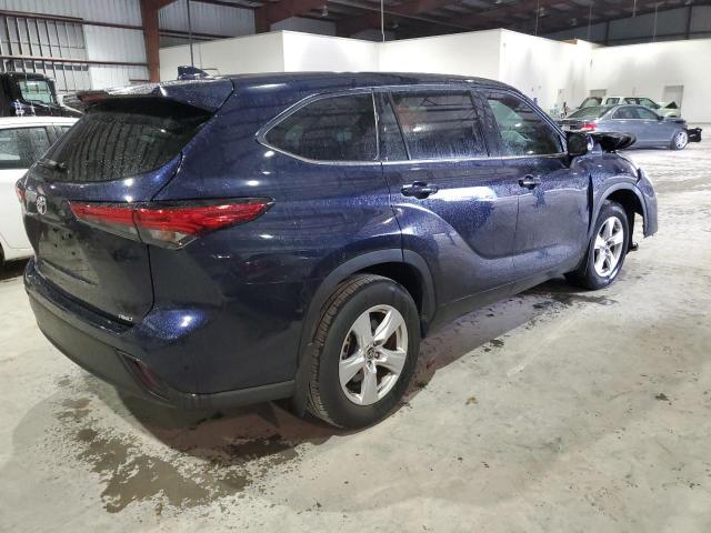 5TDCZRBH8MS160026 - 2021 TOYOTA HIGHLANDER L BLUE photo 3