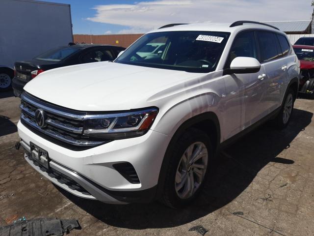 1V2HR2CA3MC580372 - 2021 VOLKSWAGEN ATLAS SE WHITE photo 1