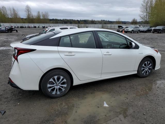 JTDL9RFU9K3011789 - 2019 TOYOTA PRIUS WHITE photo 3