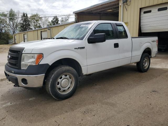 1FTFX1EF9EKD27565 - 2014 FORD F150 SUPER CAB WHITE photo 1