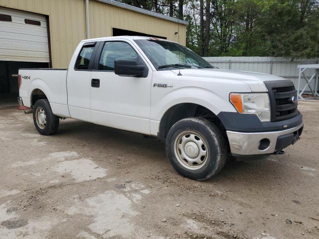 1FTFX1EF9EKD27565 - 2014 FORD F150 SUPER CAB WHITE photo 4