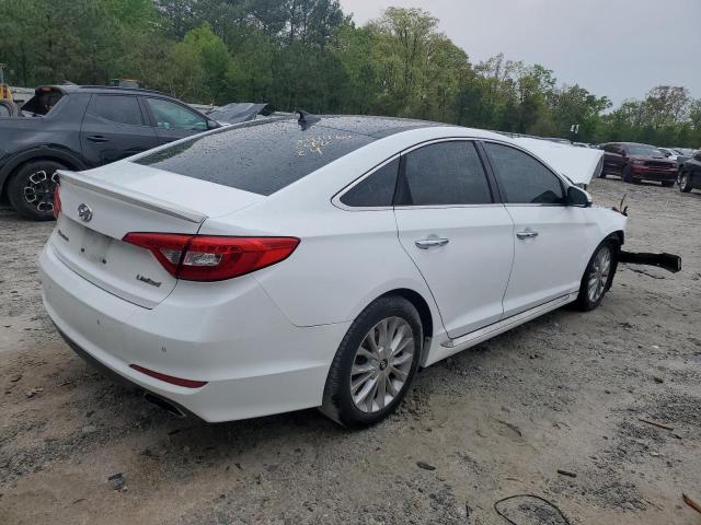 5NPE34AF2FH099164 - 2015 HYUNDAI SONATA SPORT WHITE photo 3