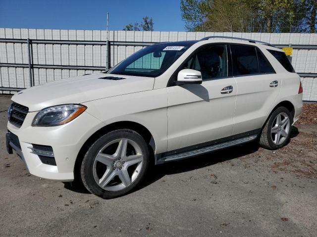 4JGDA7DB4EA305145 - 2014 MERCEDES-BENZ ML 550 4MATIC WHITE photo 1