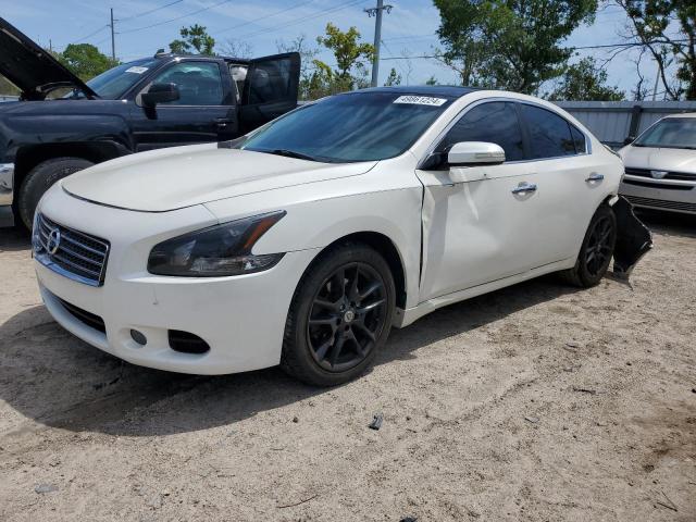 1N4AA5AP9BC809630 - 2011 NISSAN MAXIMA S WHITE photo 1