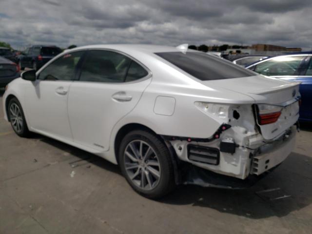 JTHBW1GG3G2125118 - 2016 LEXUS ES 300H WHITE photo 2