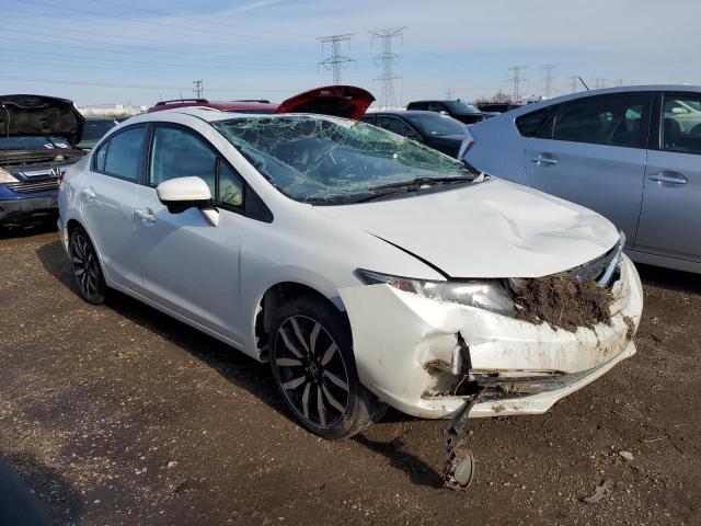 19XFB2F94FE042967 - 2015 HONDA CIVIC EXL WHITE photo 4