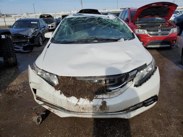 19XFB2F94FE042967 - 2015 HONDA CIVIC EXL WHITE photo 5