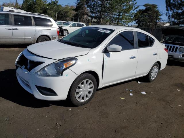 3N1CN7AP0KL832191 - 2019 NISSAN VERSA S WHITE photo 1