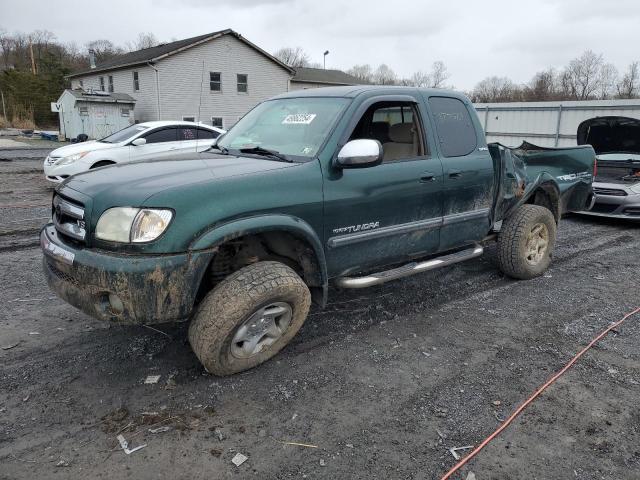 5TBBT44113S377425 - 2003 TOYOTA TUNDRA ACCESS CAB SR5 GREEN photo 1