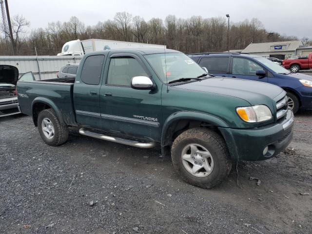 5TBBT44113S377425 - 2003 TOYOTA TUNDRA ACCESS CAB SR5 GREEN photo 4