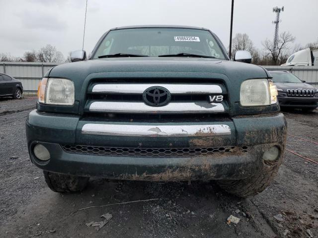 5TBBT44113S377425 - 2003 TOYOTA TUNDRA ACCESS CAB SR5 GREEN photo 5