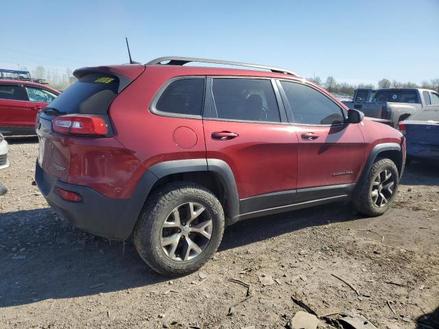 1C4PJMBSXGW326235 - 2016 JEEP CHEROKEE TRAILHAWK MAROON photo 3