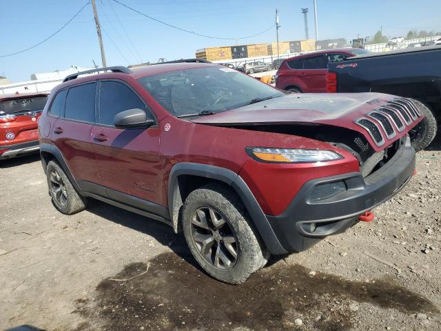 1C4PJMBSXGW326235 - 2016 JEEP CHEROKEE TRAILHAWK MAROON photo 4