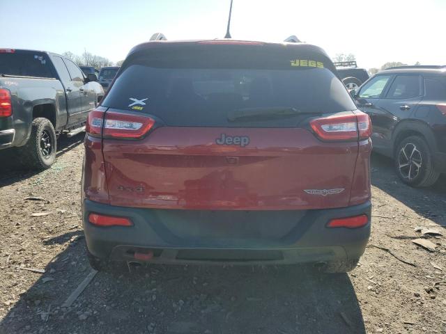 1C4PJMBSXGW326235 - 2016 JEEP CHEROKEE TRAILHAWK MAROON photo 6