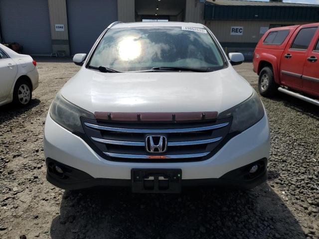 5J6RM4H7XCL048378 - 2012 HONDA CR-V EXL WHITE photo 5