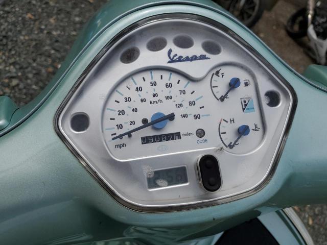 ZAPM319KX55002883 - 2005 VESPA GRANTURISM 200 TURQUOISE photo 8