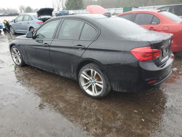 WBA8D9C58JA614967 - 2018 BMW 330 XI BLACK photo 2