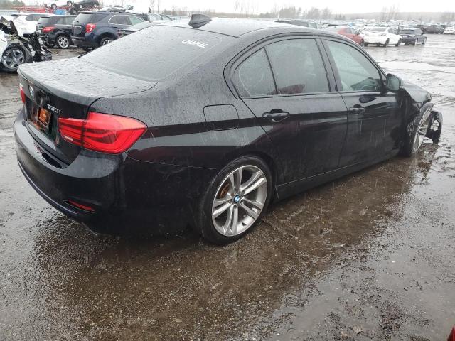 WBA8D9C58JA614967 - 2018 BMW 330 XI BLACK photo 3