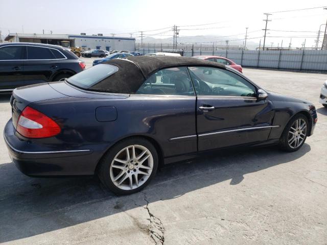 WDBTK56FX8F252362 - 2008 MERCEDES-BENZ CLK 350 BLUE photo 3