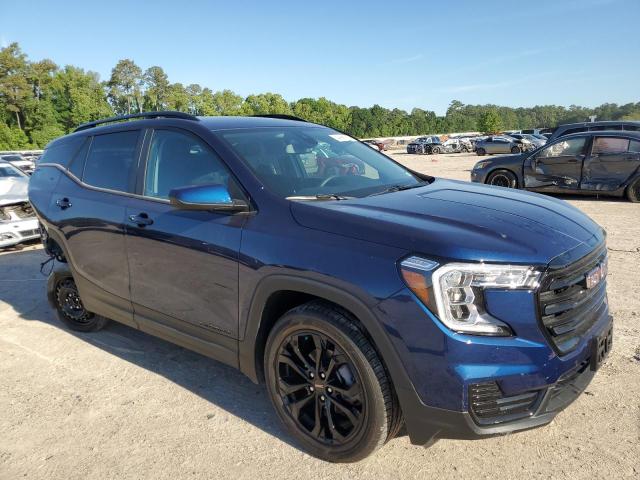 3GKALMEV8NL256618 - 2022 GMC TERRAIN SLE BLUE photo 4