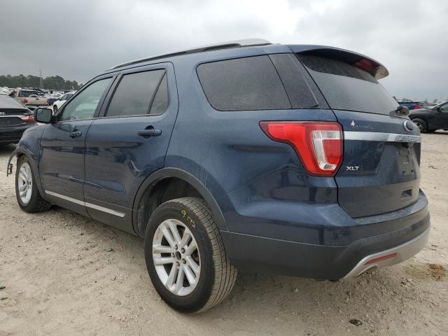 1FM5K7D83GGA26548 - 2016 FORD EXPLORER XLT BLUE photo 2