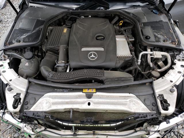 WDDWJ4KB5HF389763 - 2017 MERCEDES-BENZ C 300 4MATIC GRAY photo 11