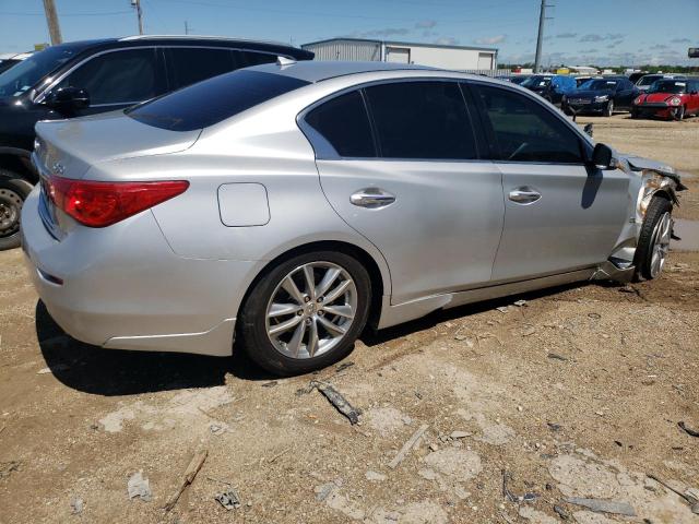 JN1BV7APXEM687599 - 2014 INFINITI Q50 BASE SILVER photo 3