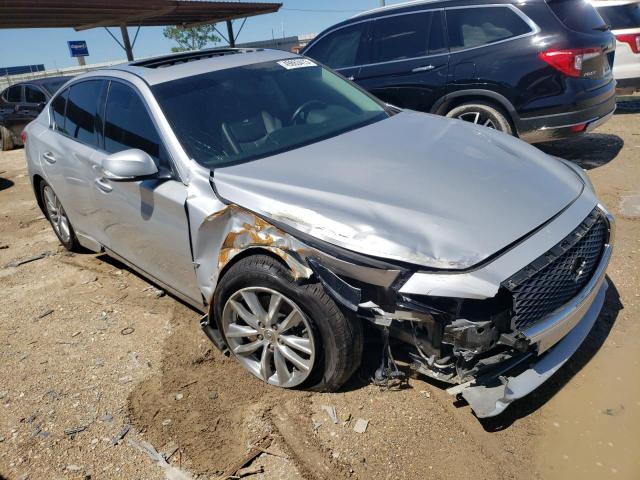 JN1BV7APXEM687599 - 2014 INFINITI Q50 BASE SILVER photo 4