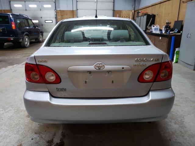 2T1BR32E37C815785 - 2007 TOYOTA COROLLA CE SILVER photo 6