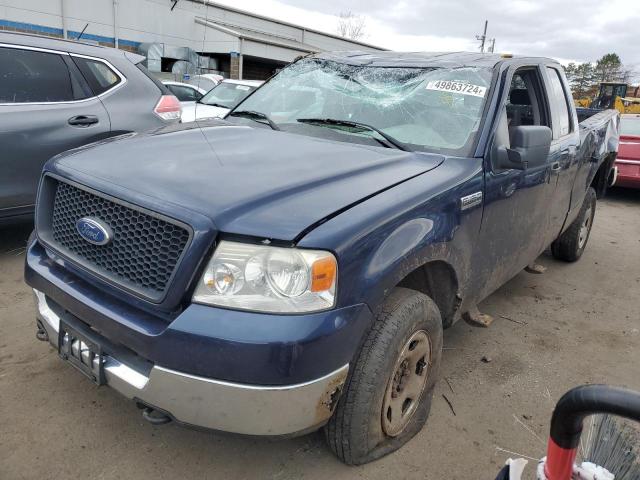 1FTPX14505FA96545 - 2005 FORD F150 BLUE photo 1