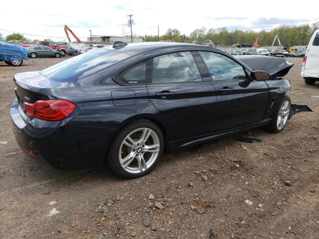 WBA4J3C56JBG96103 - 2018 BMW 430XI GRAN COUPE BLUE photo 3