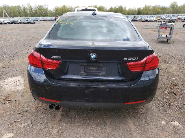 WBA4J3C56JBG96103 - 2018 BMW 430XI GRAN COUPE BLUE photo 6