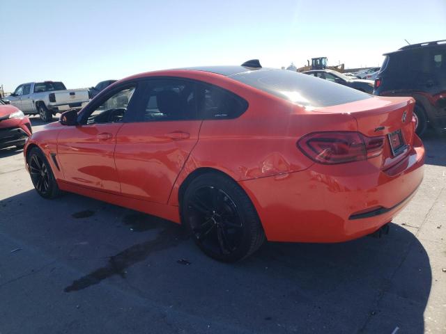 WBA4J3C5XJBG97156 - 2018 BMW 430XI GRAN COUPE ORANGE photo 2