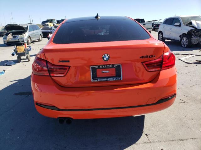 WBA4J3C5XJBG97156 - 2018 BMW 430XI GRAN COUPE ORANGE photo 6