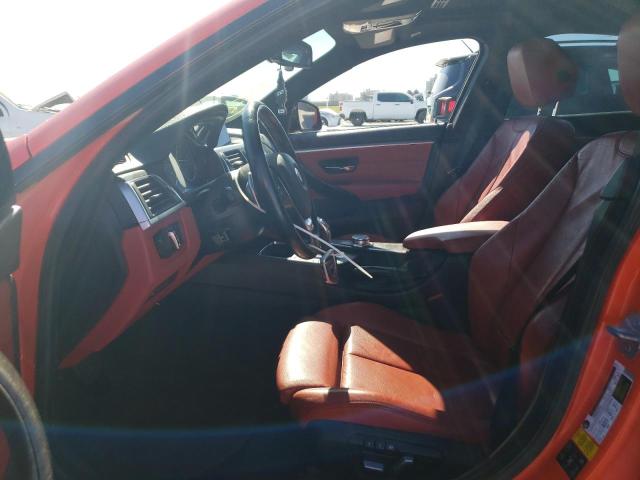 WBA4J3C5XJBG97156 - 2018 BMW 430XI GRAN COUPE ORANGE photo 7