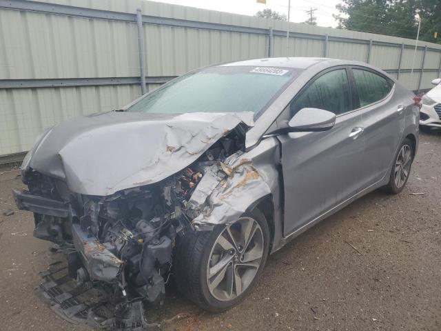 KMHDH4AE6EU068827 - 2014 HYUNDAI ELANTRA SE GRAY photo 1