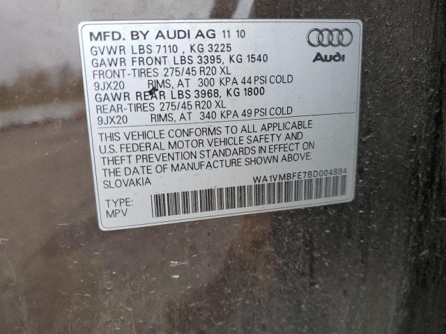 WA1VMBFE7BD004884 - 2011 AUDI Q7 PRESTIGE 棕色 照片 14