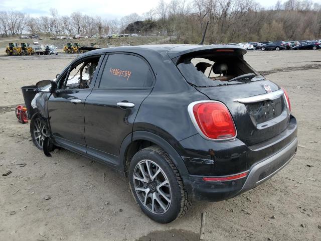 ZFBCFYET2GP400630 - 2016 FIAT 500X TREKKING PLUS BLACK photo 2