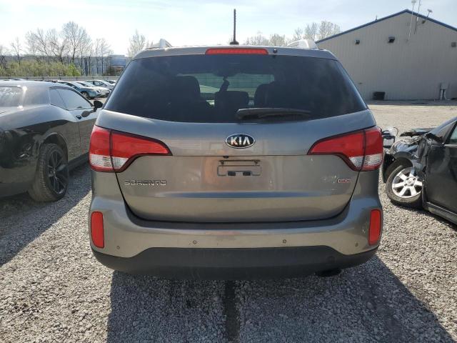 5XYKT3A60FG625330 - 2015 KIA SORENTO LX GRAY photo 6