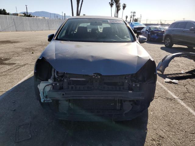 WVWBB7AJ0CW230058 - 2012 VOLKSWAGEN GOLF GRAY photo 5