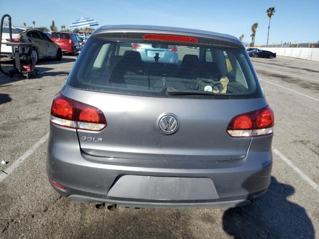 WVWBB7AJ0CW230058 - 2012 VOLKSWAGEN GOLF GRAY photo 6