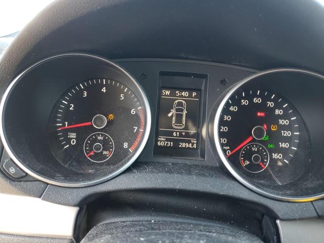 WVWBB7AJ0CW230058 - 2012 VOLKSWAGEN GOLF GRAY photo 9