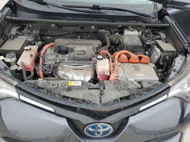 JTMRJREV5JD201660 - 2018 TOYOTA RAV4 HV LE GRAY photo 11