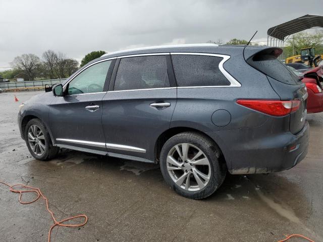 5N1AL0MN0DC301076 - 2013 INFINITI JX35 GRAY photo 2