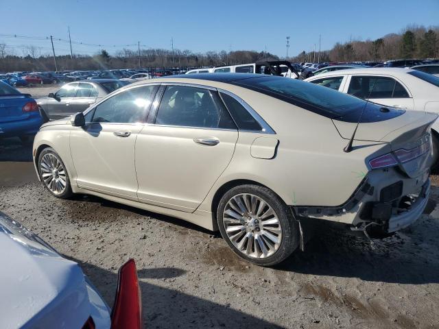 3LN6L2J96ER818992 - 2014 LINCOLN MKZ BEIGE photo 2